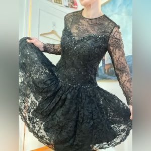Vintage 80s/90s Beaded Cocktail Dress